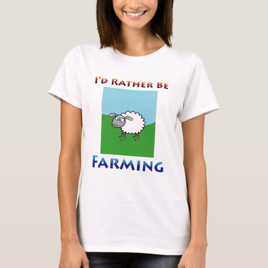 T-shirt Les moutons i élèveraient plutôt des femmes (Devant)