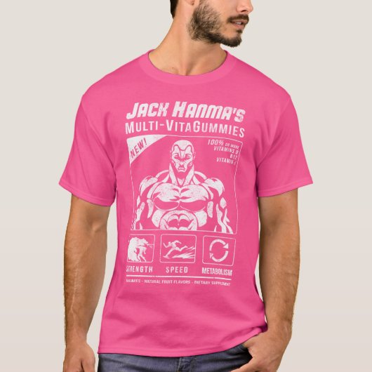 T-shirt Les MultiVitagummies De Jack Hanma (Devant)