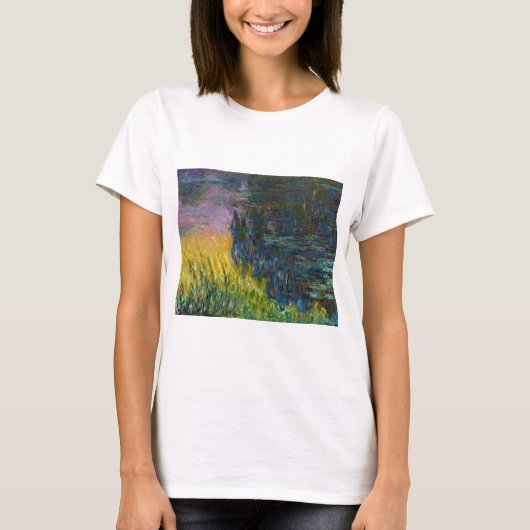 T-shirt Les Nappes d'Eau - Réglage Soleil, Claude Monet, 1 (Devant)