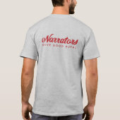 T-shirt Les narrateurs donnent bons hommes rouges (Dos)