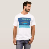 T-shirt Les narvals sont réels (Devant entier)