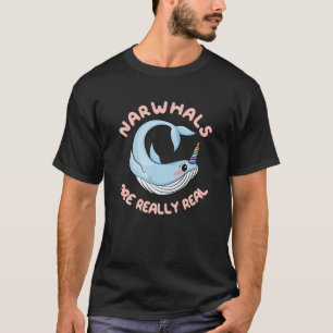 T-shirt Les narvals sont vraiment réels