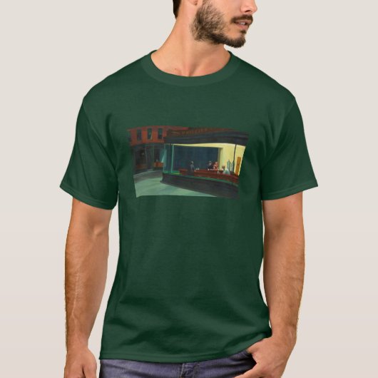 T-shirt Les Nighthawks de Hopper (Devant)