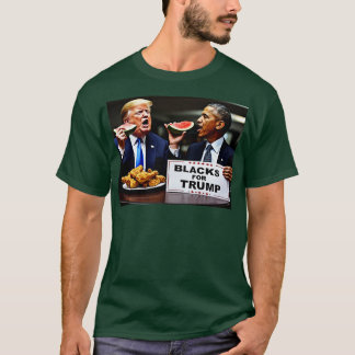 T-shirt Les noirs pour Trump