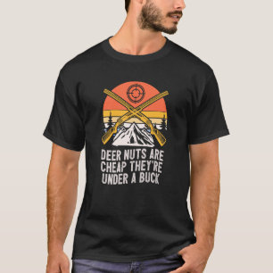 T-shirt Les noix de cerf sont Chasse pas cher Chasseur Hum
