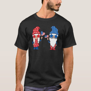 T-shirt Les nomes patriotiques américains 4 juillet l'indé