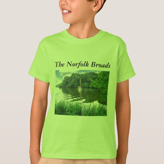 T-shirt Les Norfolk Broads (Devant)
