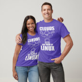 T-shirt Les nuages sont faits de Linu Programmer Sys Admin (Unisexe)