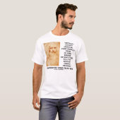 T-shirt Les obstacles de Leonardo da Vinci ne peuvent pas (Devant entier)