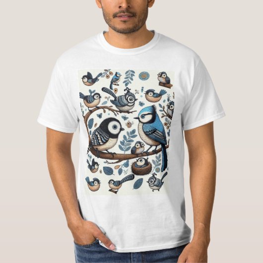 T-shirt Les oiseaux dangereux (Devant)