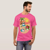 T-shirt Les oiseaux de plage (Devant entier)