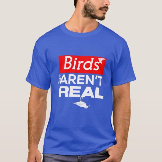 T-shirt Les oiseaux ne sont pas de vraies filles (Devant)