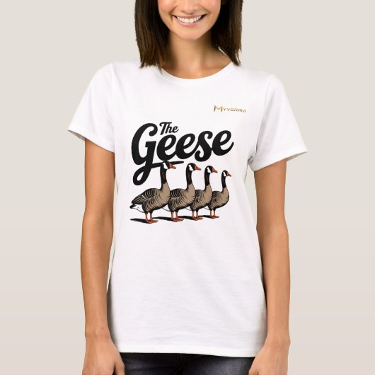 T-shirt Les oiseaux oies (Devant)