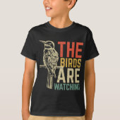 T-shirt Les Oiseaux Regardent (Devant)