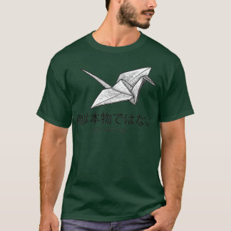 T-shirt les oiseaux sont de vrais origami japonais les ois