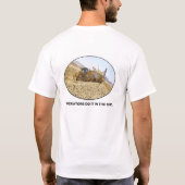 T-shirt Les opérateurs le font dans la saleté. Bouteur D8 (Dos)
