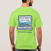 T-shirt Les Options De Couleur Vive Du Port (Dos)