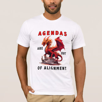T-shirt Les Ordres Du Jour Ne Sont Pas Alignés Chemise Dra