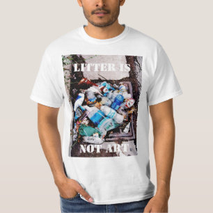T-SHIRT LES ORDURES NE SONT PAS ART