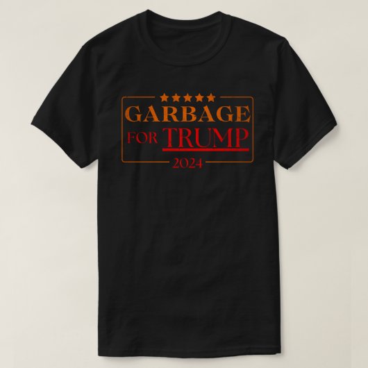 T-shirt Les ordures pour Trump 2024 (Design devant)
