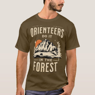 T-shirt Les Orientateurs Le Font Dans La Forêt