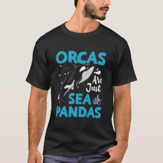 T-shirt Les orques sont juste des pandas de mer Les orques