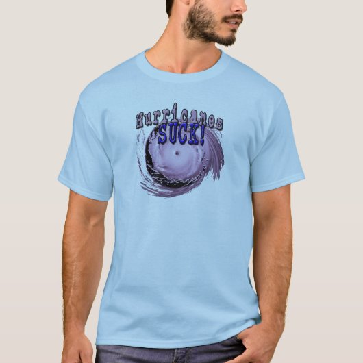 T-shirt Les ouragans SUCENT ! (Devant)