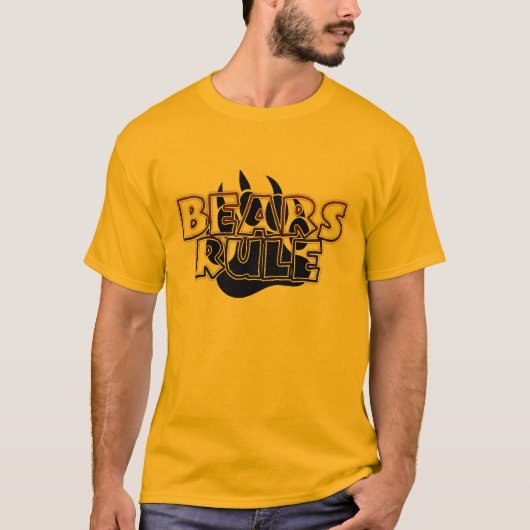 T-shirt Les ours règnent BEAR PAW (Devant)