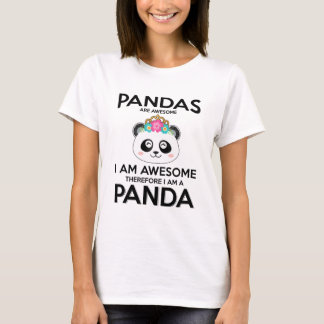 T-shirt Les Pandas Panda Sont De Beaux Ours De Panda - Les