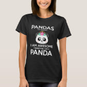 T-shirt Les Pandas Panda Sont Un Super Ours De Panda - Le  (Devant)