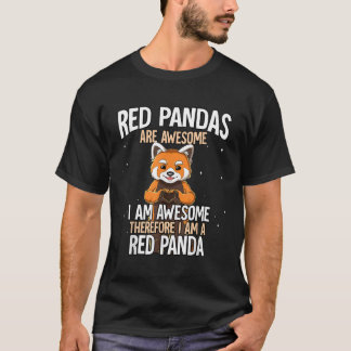 T-shirt Les Pandas Rouges Sont Un Panda Rouge Super