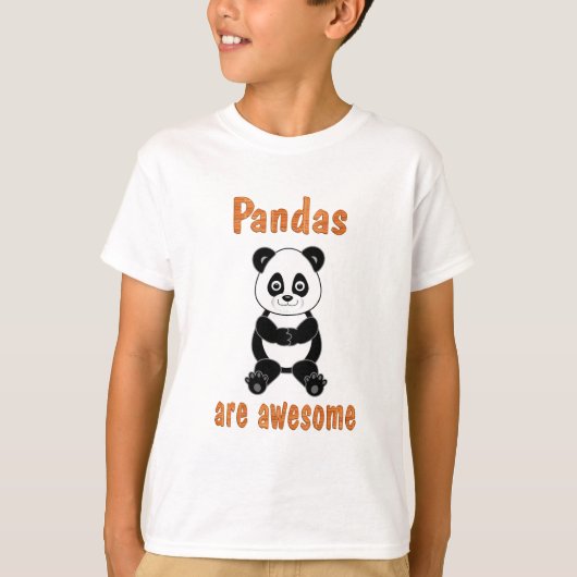 T-shirt Les pandas sont impressionnants (Devant)