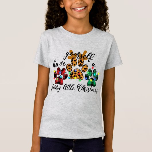 T-Shirt Les Paniers Pour Animaux Se Faire Un Petit Noël Fu (Devant)