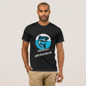 T-SHIRT LES PARAMÉDICS CODE BLEU POISSON SUR! (Devant entier)