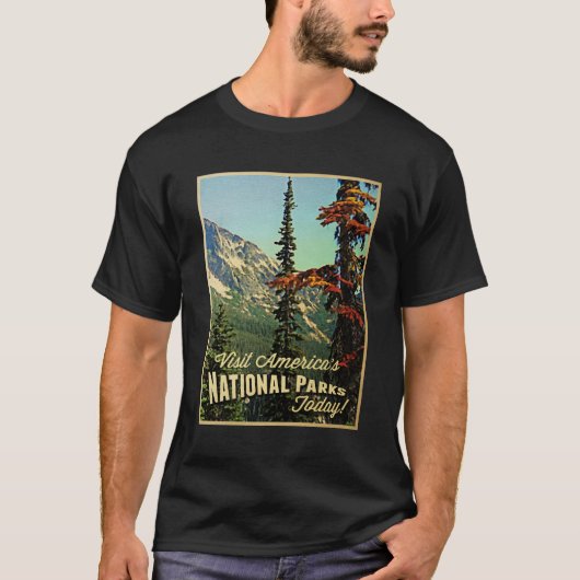 T-shirt Les parcs nationaux américains (Devant)