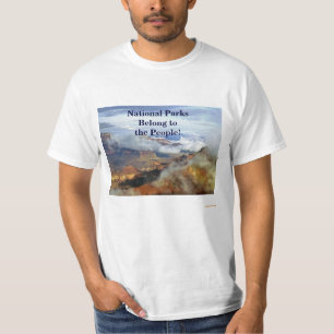T-shirt Les parcs nationaux appartiennent aux