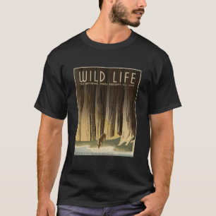 T-shirt Les parcs nationaux de la vie sauvage préservent