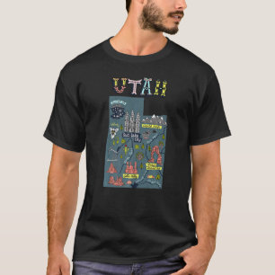 T-shirt Les parcs nationaux de l'état de Beehive de l'Utah