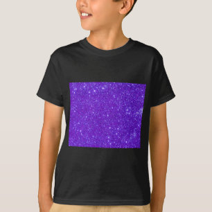 T-shirt Les parties scintillantes pourpres d'étincelle