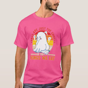 T-shirt Les Pâtes Ne Sont Que Les Fantômes Des Choses Que