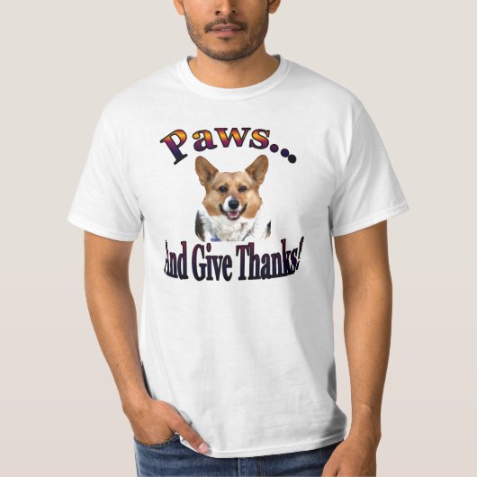 T-shirt Les pattes et donnent des mercis OC (Devant)