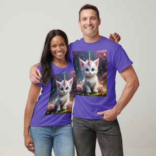 T-shirt "Les pattes étincelantes : Le chaton Unicorn Encha