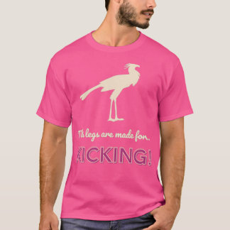 T-shirt Les pattes faites pour le Cool Bird Secrétaire