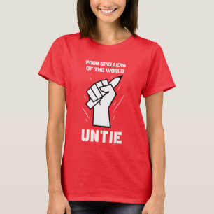 T-shirt Les Pauvres Écrivains Du Monde Untie