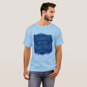 T-shirt Les pensées sont ma bande originale (Devant entier)