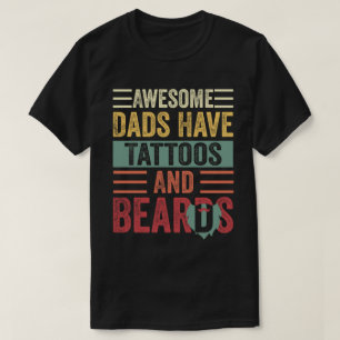 T-shirt Les Pères Fantastiques Ont Des Tatouages Et Des Or