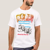 T-shirt Les Pères Fondateurs (Devant)
