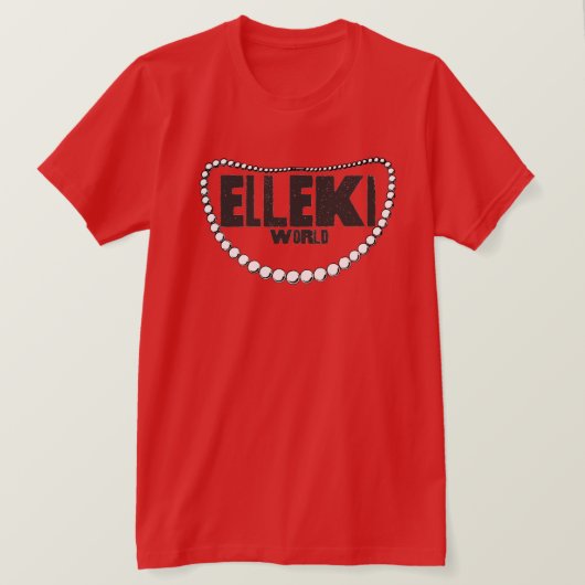 T-shirt Les perles du monde d'Elleki (Design devant)
