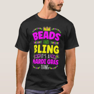 T-shirt Les perles et la lessive C'est un Mardi Gras Thing