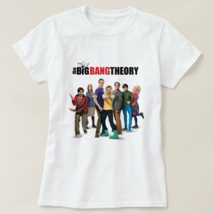 T-shirt Les personnages de la théorie du Big Bang